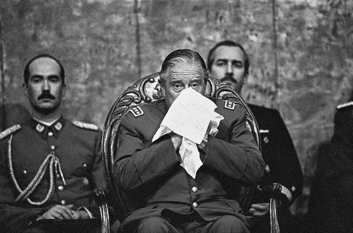 September 1988  der Diktator in Santiago de Chile Foto:José Giribás