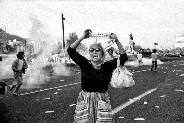 Mai 1986  Internationaler Frauentag Foto: Oscar Navarro Pereira