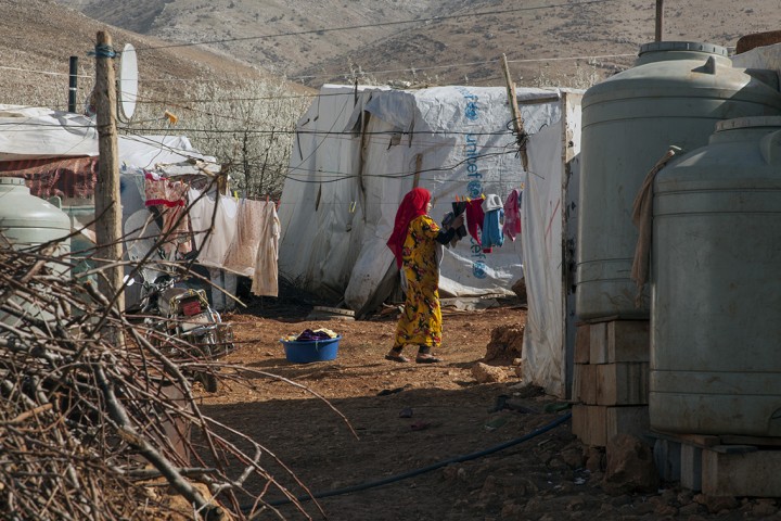 Libanon, Bekaa Region, Flüchtlingslager, Syrische Flüchtlinge