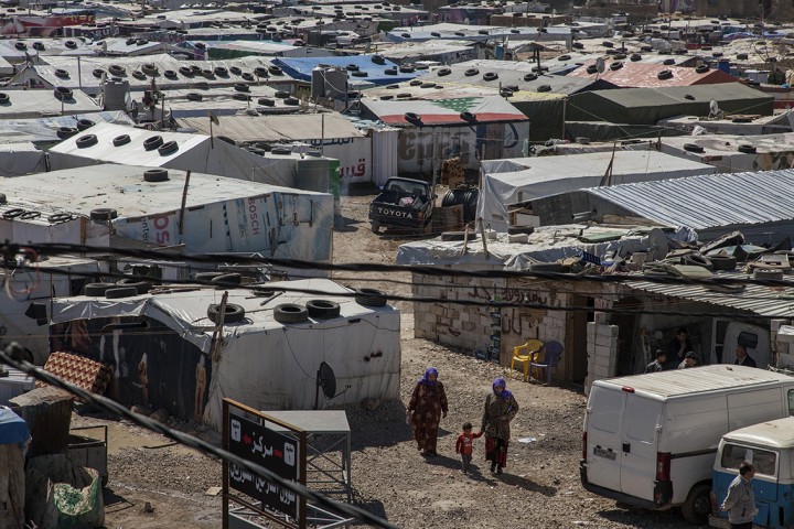 Libanon, Bekaa Region, Flüchtlingslager, syrische Flüchtlinge